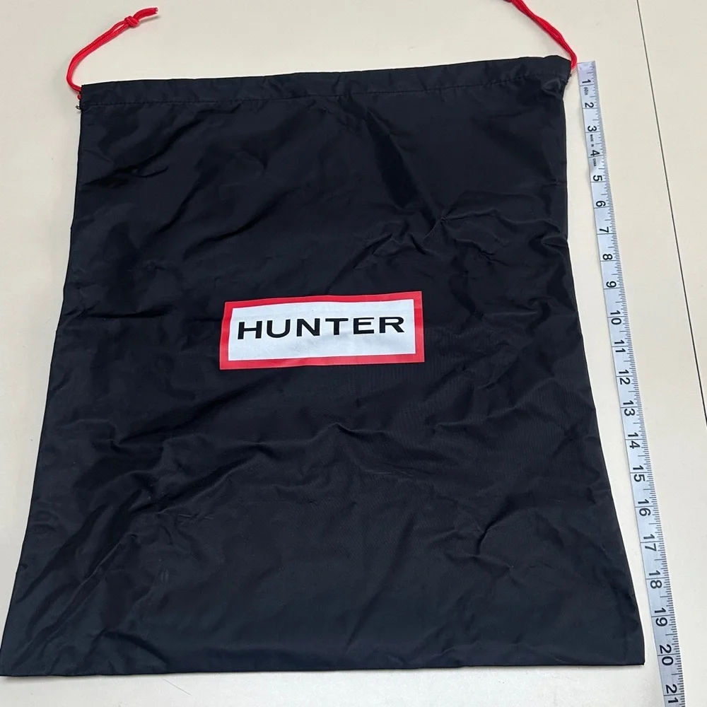 🆕 HUNTER Black Drawstring Bag 17.5” X 20”